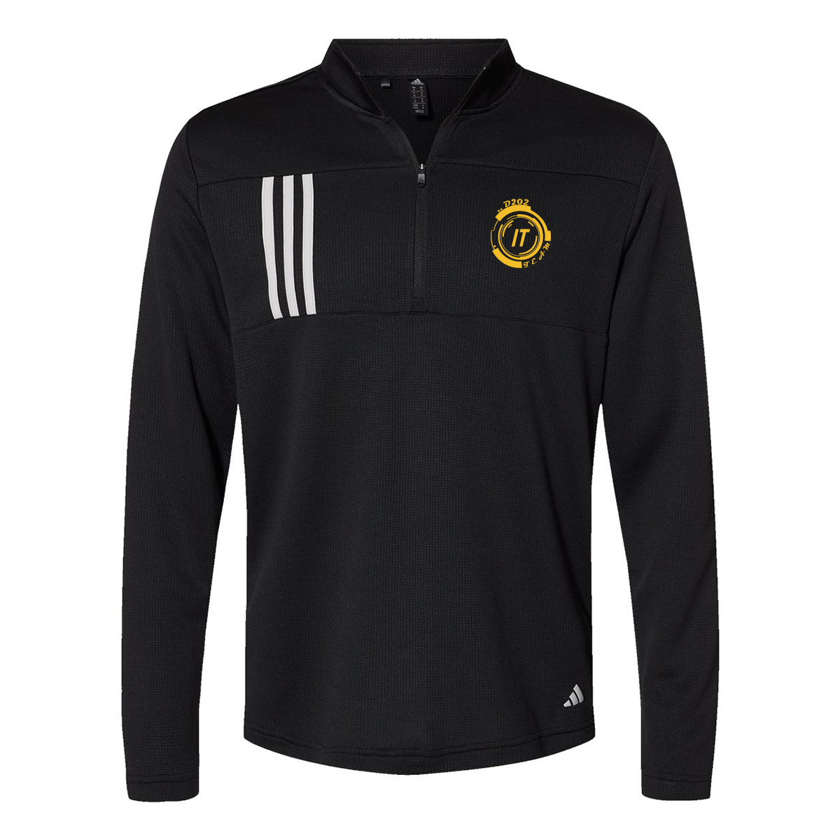 Mens 3-Stripes Double Knit Pullover