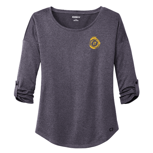 OGIO Women's Gravitate Scoop 3/4-Sleeve